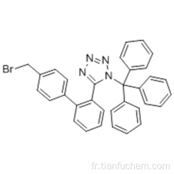 5- (4&#39;-bromométhyl-1,1&#39;-biphényl-2-yl) -1-triphénylméthyl-1H-tétrazole CAS 124750-51-2